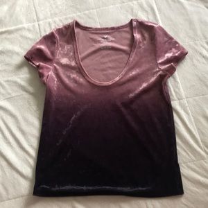 American Eagle Velvet Crop Top NWOT